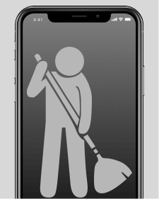 delete iphone data to free up storage