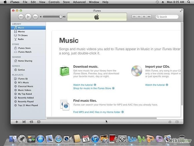iTunesへムービーを転送